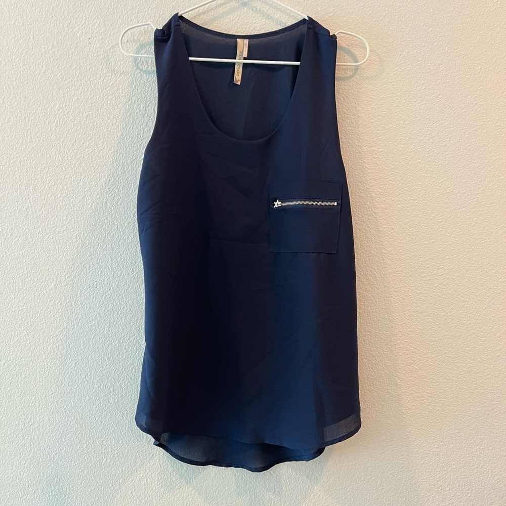 Navy Paper Crane Tank